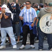 Agresiones a los docentes frente a la Legislatura porteña