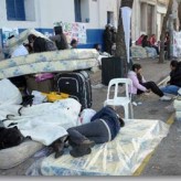 “Colchonazo” frente a la Jefatura de Gobierno